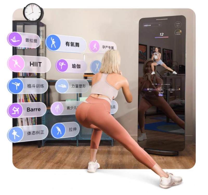 用AI互动对话全民健身FITURE沸彻魔镜打出“科技牌”(图3)